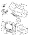 Jeep Commander Windshield Diagram - 5179221AA