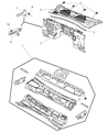 Jeep Dash Panels Diagram - 55177300AH
