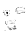2020 Dodge Grand Caravan Air Bag Diagram - 68086537AE