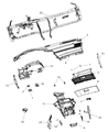 2008 Chrysler Pacifica Glove Box Diagram - YV171DAAA
