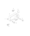 Ram ProMaster 2500 Engine Mount Bracket Diagram - 68101925AA