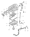 2001 Chrysler Sebring Dipstick Tube Diagram - 4792384AA