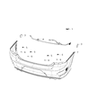 Dodge Charger Parking Assist Distance Sensor Diagram - 68316627AC