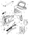 Ram C/V Door Lock Actuator Diagram - 68030381AA