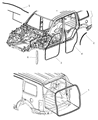 Dodge Nitro Door Seal Diagram - 55113020AE
