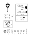 Dodge Viper Transmitter Diagram - 4865431AA