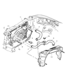 Dodge Durango Radiator Hose Diagram - 52028810AI