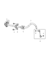 Jeep Sway Bar Link Diagram - 68069655AB