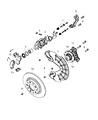 Dodge Dart Spindle Diagram - 68081546AA