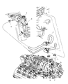 Dodge Magnum Coolant Reservoir Diagram - 4596466AF
