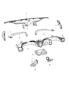 2017 Chrysler 200 Air Duct Diagram - 68103147AB