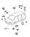 Chrysler Brake Fluid Level Sensor Diagram - 5140310AA