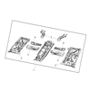 Jeep Renegade Front Cross-Member Diagram - 68246069AA