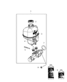 Jeep Brake Fluid Level Sensor Diagram - 68102030AA
