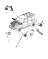 Dodge Yaw Sensor Diagram - 56029329AB