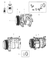 Ram C/V A/C Clutch Diagram - 5003681AA