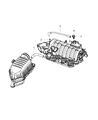 Ram Air Intake Coupling Diagram - 68360927AB