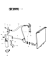 Jeep Wrangler A/C Condenser Diagram - 55037512AB
