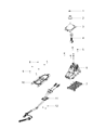 Jeep Renegade Automatic Transmission Shifter Diagram - 68254839AA