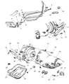 Dodge Durango Transmission Pan Diagram - 52118780AD