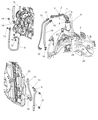 Chrysler A/C Compressor Cut-Out Switches Diagram - 5058736AA