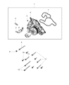 Ram Water Pump Diagram - 68346912AA