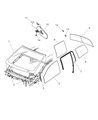 Dodge Durango Windshield Diagram - 5114521AB