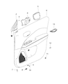 Jeep Compass Emblem Diagram - 68429297AA