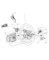 1997 Chrysler Sebring Steering Wheel Diagram - JF56TAZ