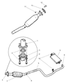 Dodge Neon Catalytic Converter Diagram - 5278542