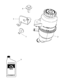 Jeep Power Steering Reservoir Diagram - 52126151AE