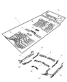 Ram Floor Pan Diagram - 68269460AA