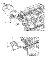 Chrysler Engine Mount Diagram - 4578051AC