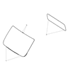 Ram ProMaster 3500 Windshield Diagram - 68209699AA