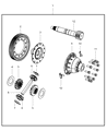 Chrysler PT Cruiser Differential Diagram - 4800241AC