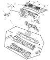 Jeep Dash Panels Diagram - 55177300AF