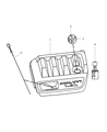 2007 Dodge Caliber Engine Cover Diagram - 4891714AA
