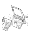 Jeep Door Lock Actuator Diagram - 55177044AE