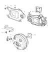 2010 Dodge Nitro Brake Booster Diagram - 68039279AA