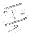 Chrysler Cirrus Intake Valve Diagram - 4667969