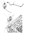 Chrysler Coolant Reservoir Diagram - 5058372AC