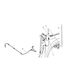 2007 Dodge Caliber Antenna Diagram - 4672297AB