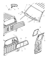Dodge Windshield Diagram - 5139096AA
