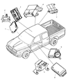 Dodge Dakota ABS Control Module Diagram - 5175411AD