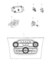 Chrysler A/C Switch Diagram - 68276007AB
