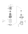 Jeep Strut Bearing Diagram - 68304233AA