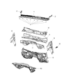 Ram 1500 Dash Panels Diagram - 68276722AF
