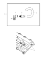 Dodge Journey Air Intake Coupling Diagram - 4892506AA