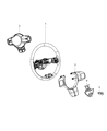 2012 Jeep Grand Cherokee Steering Wheel Diagram - 1TE651L9AB