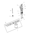 Jeep Wrangler Intake Valve Diagram - 53010512AA